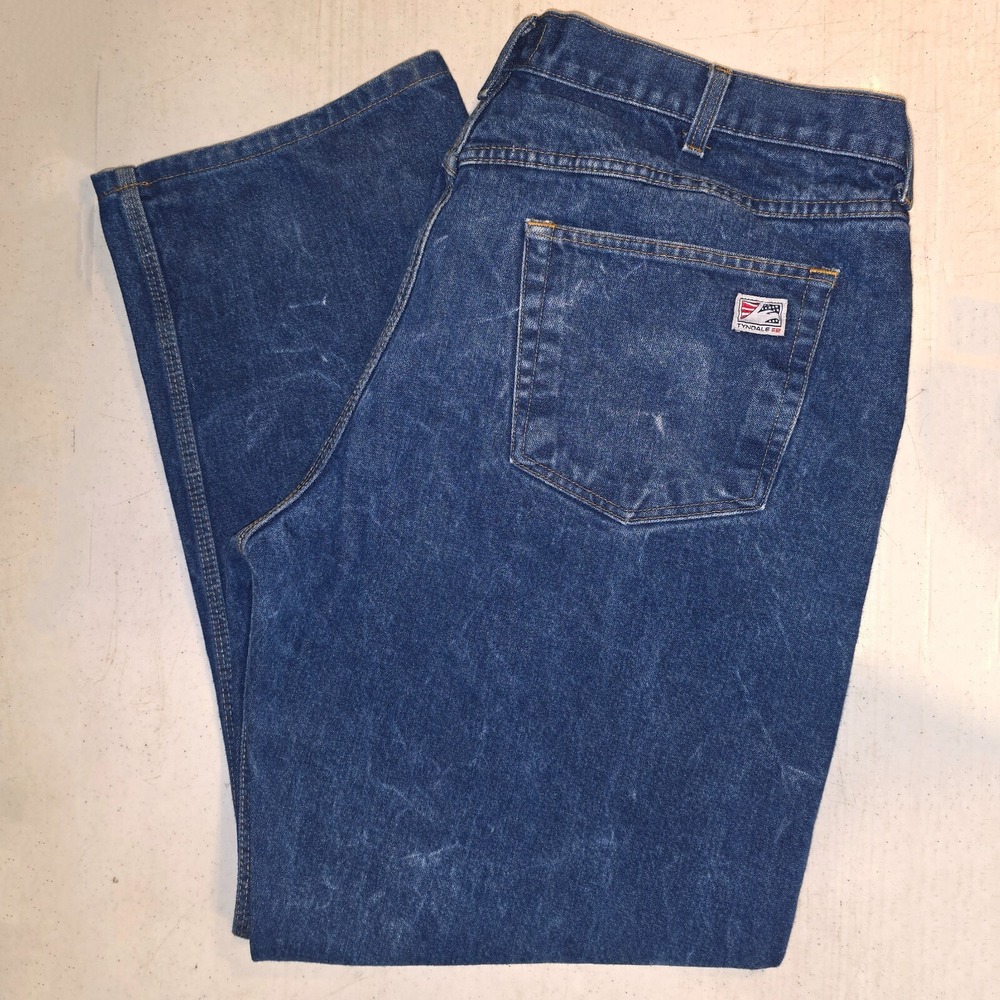 Tyndale Versa FR Jeans Men 44×33 Flame Resistant Arc‎ Rated Cat 2 Straight USA